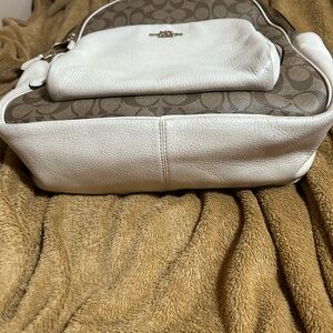 COPY - Coach White and tan Color